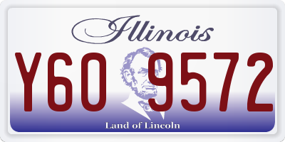 IL license plate Y609572