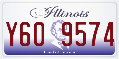 IL license plate Y609574