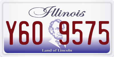 IL license plate Y609575