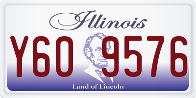 IL license plate Y609576