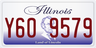 IL license plate Y609579