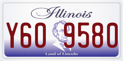 IL license plate Y609580