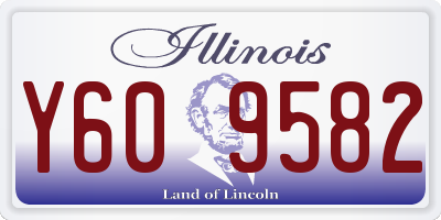 IL license plate Y609582