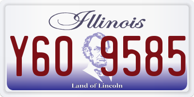 IL license plate Y609585