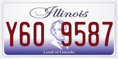 IL license plate Y609587