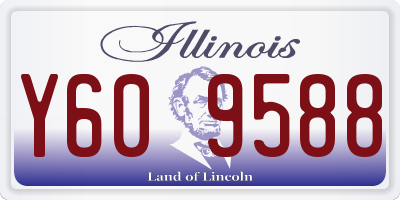 IL license plate Y609588