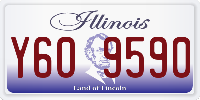 IL license plate Y609590