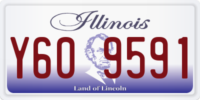 IL license plate Y609591