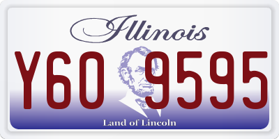IL license plate Y609595