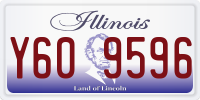 IL license plate Y609596