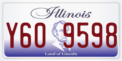 IL license plate Y609598