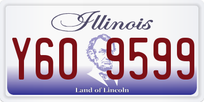 IL license plate Y609599