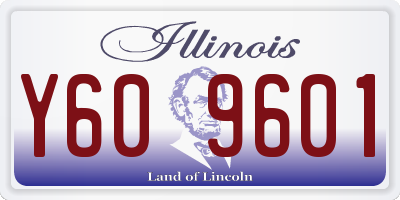 IL license plate Y609601