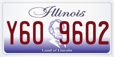 IL license plate Y609602