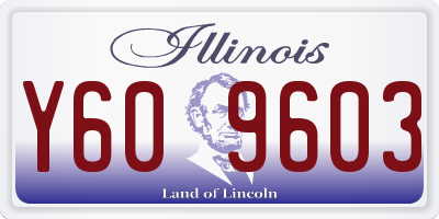 IL license plate Y609603