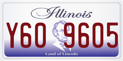 IL license plate Y609605