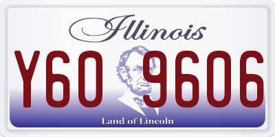 IL license plate Y609606