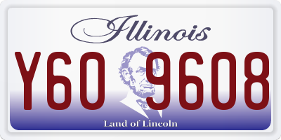 IL license plate Y609608