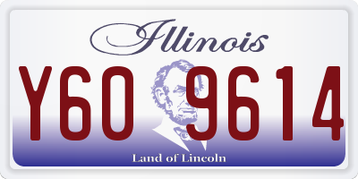 IL license plate Y609614
