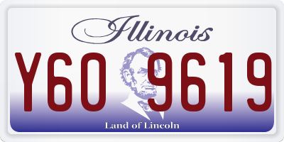 IL license plate Y609619