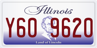 IL license plate Y609620