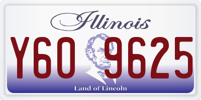 IL license plate Y609625