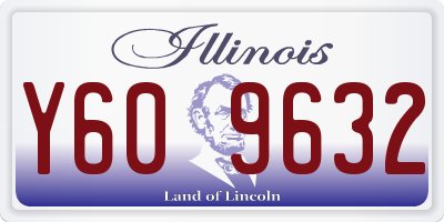 IL license plate Y609632