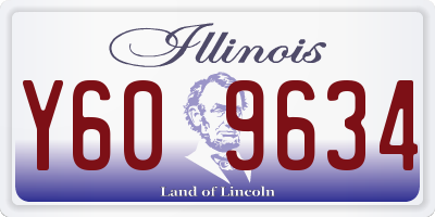 IL license plate Y609634