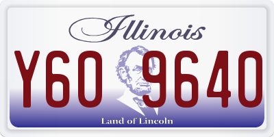 IL license plate Y609640