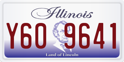IL license plate Y609641