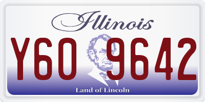 IL license plate Y609642
