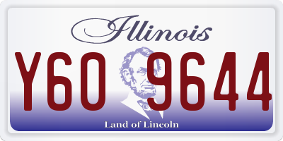 IL license plate Y609644