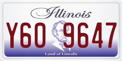 IL license plate Y609647