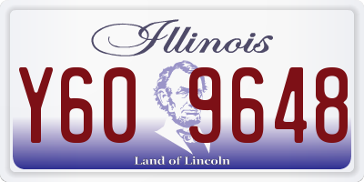 IL license plate Y609648