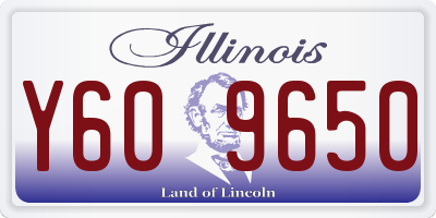 IL license plate Y609650