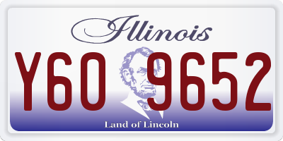 IL license plate Y609652