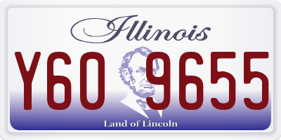 IL license plate Y609655