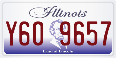 IL license plate Y609657