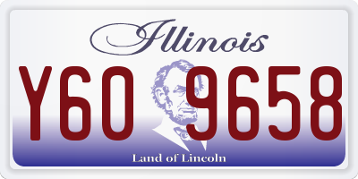 IL license plate Y609658