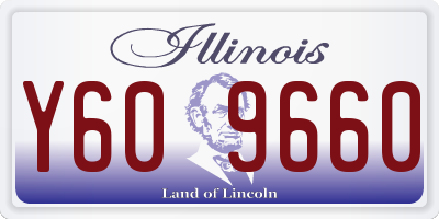 IL license plate Y609660