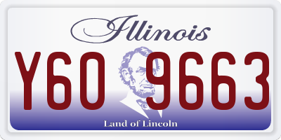 IL license plate Y609663