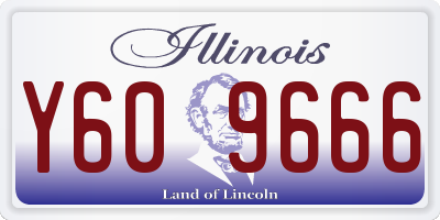 IL license plate Y609666