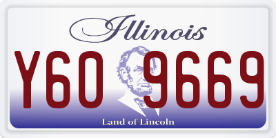 IL license plate Y609669