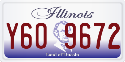 IL license plate Y609672