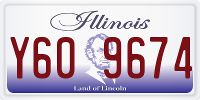 IL license plate Y609674