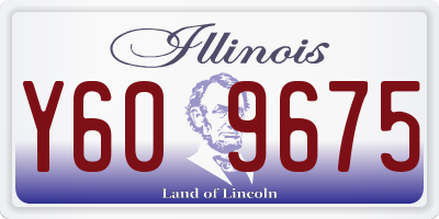 IL license plate Y609675