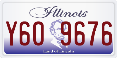 IL license plate Y609676