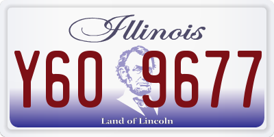 IL license plate Y609677