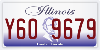IL license plate Y609679