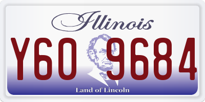 IL license plate Y609684